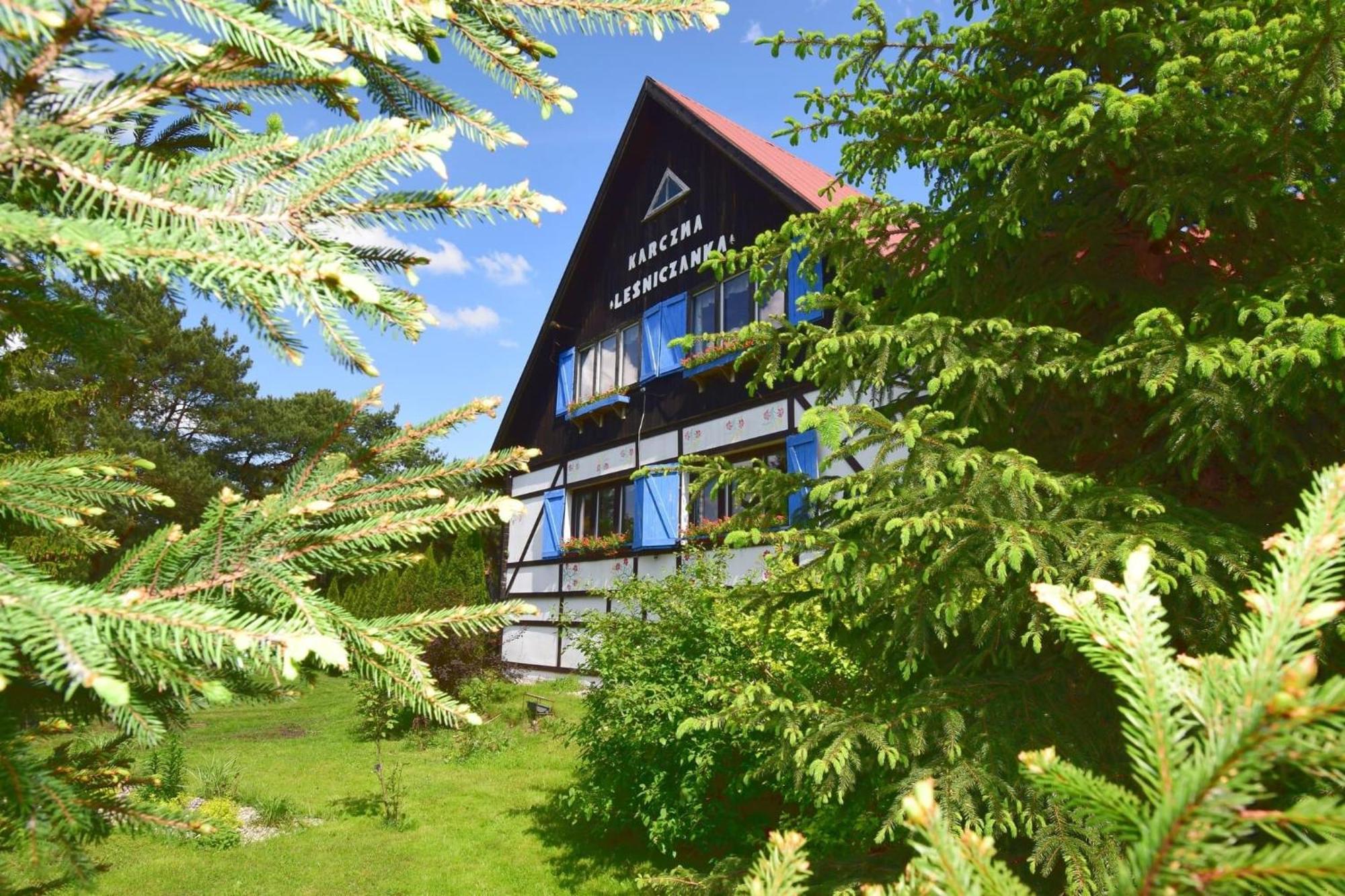 Bed and Breakfast Karczma Lesniczanka Wielbark Екстер'єр фото